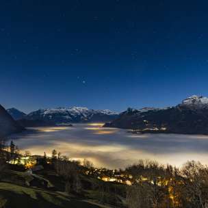 Nebelmeer in Triesenberg