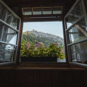 Aussicht von der Gafadurahütte