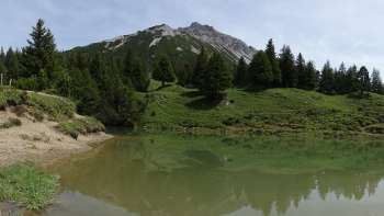 Station 8 Geologiepfad Malbun: Entstehung des Sass-See