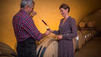 Hofkellerei des Fürsten von Liechtenstein, Degustation mit Prinzessin Marie Hofkellerei des Fürsten von Liechtenstein, Degustation mit Prinzessin Marie