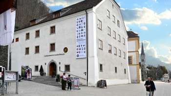 Aussenansicht des Liechtensteinischen LandesMuseum in Vaduz