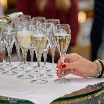 Sektempfang in der Hofkellerei des Fürsten von Liechtenstein