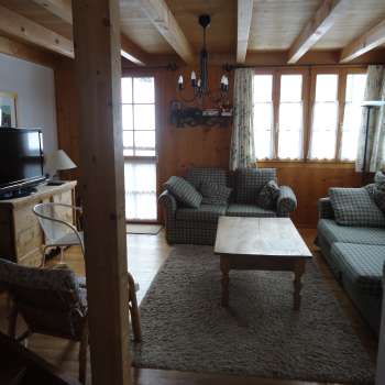 Wohnzimmer Ferienhaus Loretz