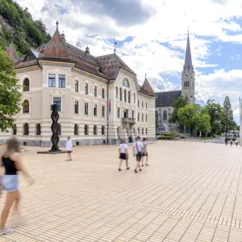 Regierungsviertel in Vaduz