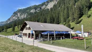 Alp Valüna bei sonnigem Wetter
