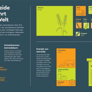 Informationstafel über den Weltacker Balzers