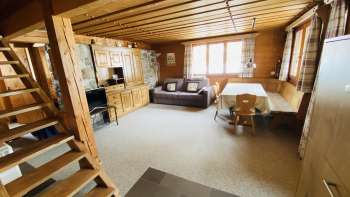 Wohnzimmer Ferienhaus Wisli