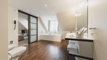 Badezimmer im Hotel Residence