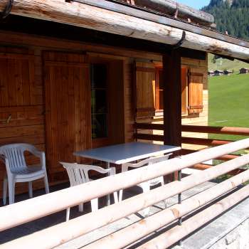 Balkon Ferienhaus Wisli