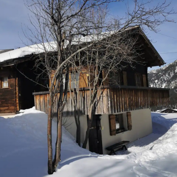 Aussenansicht Winter Ferienwohnung Auszeit
