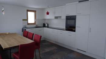 Küche Ferienwohnung Allmeina