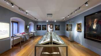 Blick in den Innenraum des Liechtensteinischen LandesMuseum