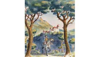 ADAM VOGT. Zeichnungen zum Buch von A. Hollenstein «Heinrich der Greifenritter»