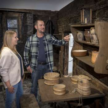 Im Walsermuseum ist das bäuerliche und häusliche Leben der Walsergemeinde eindrücklich dargestellt