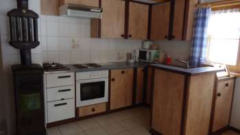 Küche Ferienwohnung Schwarz