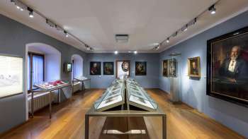 Blick in den Innenraum des Liechtensteinischen LandesMuseum