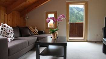 Wohnraum Ferienwohnung Beck Bärgtälli