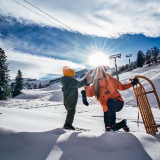 Schlitteln in Malbun