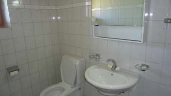 Badezimmer Ferienwohnung Fernsicht A