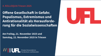 4. KOLLOQUIA Triesen 2025: Offene Gesellschaft in Gefahr 4. KOLLOQUIA Triesen 2025: Offene Gesellschaft in Gefahr