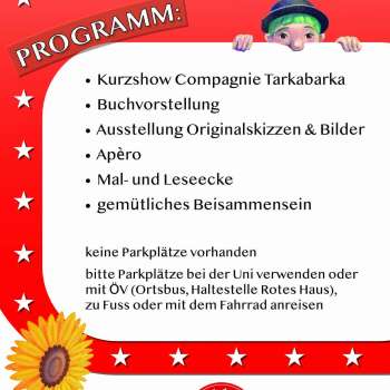 Flyer vernissage wimmelbuch hinten