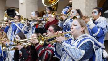 Fasnacht on Ice bei Vaduz on Ice