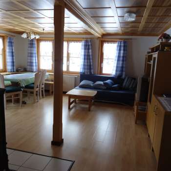 Wohn-/Essbereich Ferienwohnung Schwarz