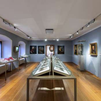 Blick in den Innenraum des Liechtensteinischen LandesMuseum