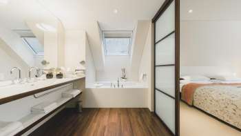 Badezimmer im Hotel Residence
