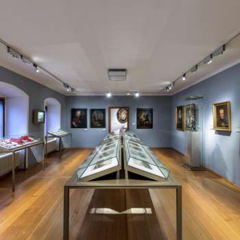 Blick in den Innenraum des Liechtensteinischen LandesMuseum