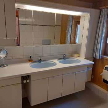 Badezimmer Ferienhaus St. Gerold