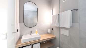 Badezimmer im Hotel Giessen